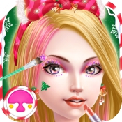 Christmas Girl Makeup