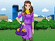 Purple Fashion Dress Up