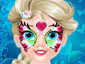 Baby Elsa Butterfly Face Art