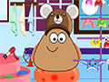 Baby Pou Bathing