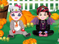 Cute Happy Halloween Kids