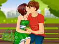 Park Bench Kissing