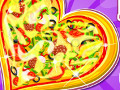 Delicious Heart Pizza
