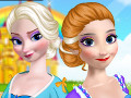 Elsa and Anna Makeup