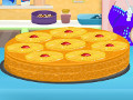 Elsa Upside Down Pineapple Cake