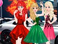 Princesses at Paris Motor Show